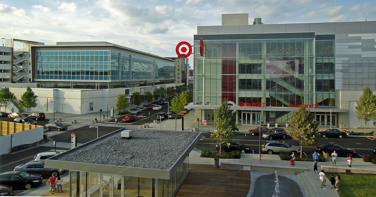 Mosaic District under construction in Merrifield, Virginia